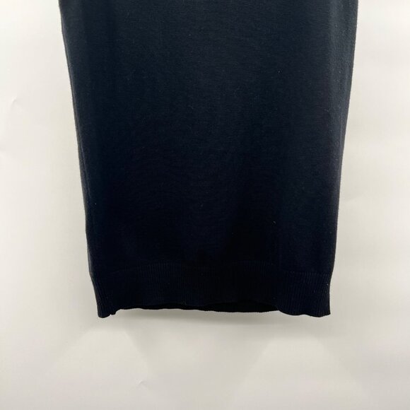 Joseph A. Cowl Neck Sleeveless Sweater Black Size Medium - Picture 3 of 9